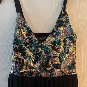 Little Mistress Sequin Midi Dress